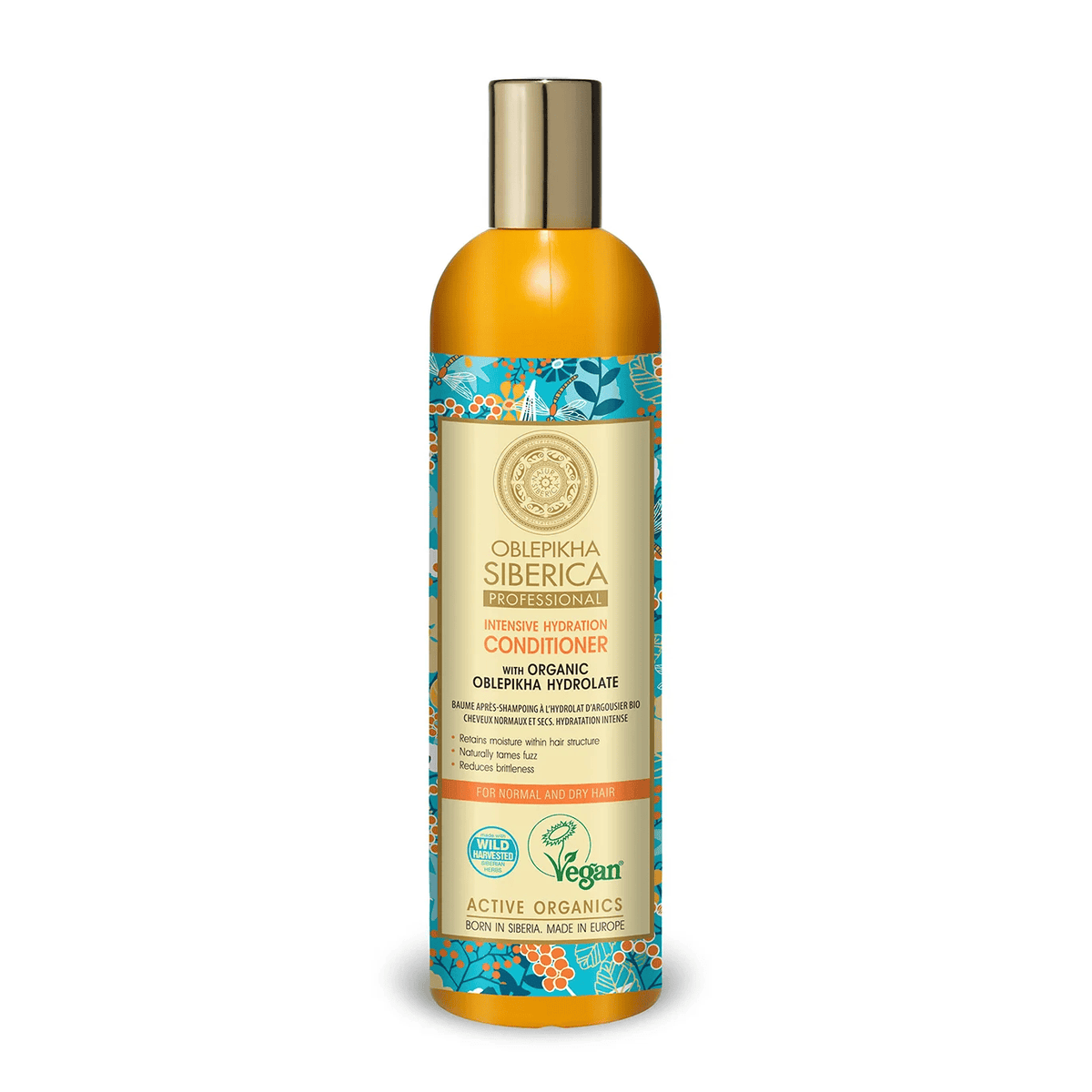 Conditioner with Organic Oblepikha Hydrolate For Normal And Dry Hair, 400 ml - Natura Siberica Kuwait