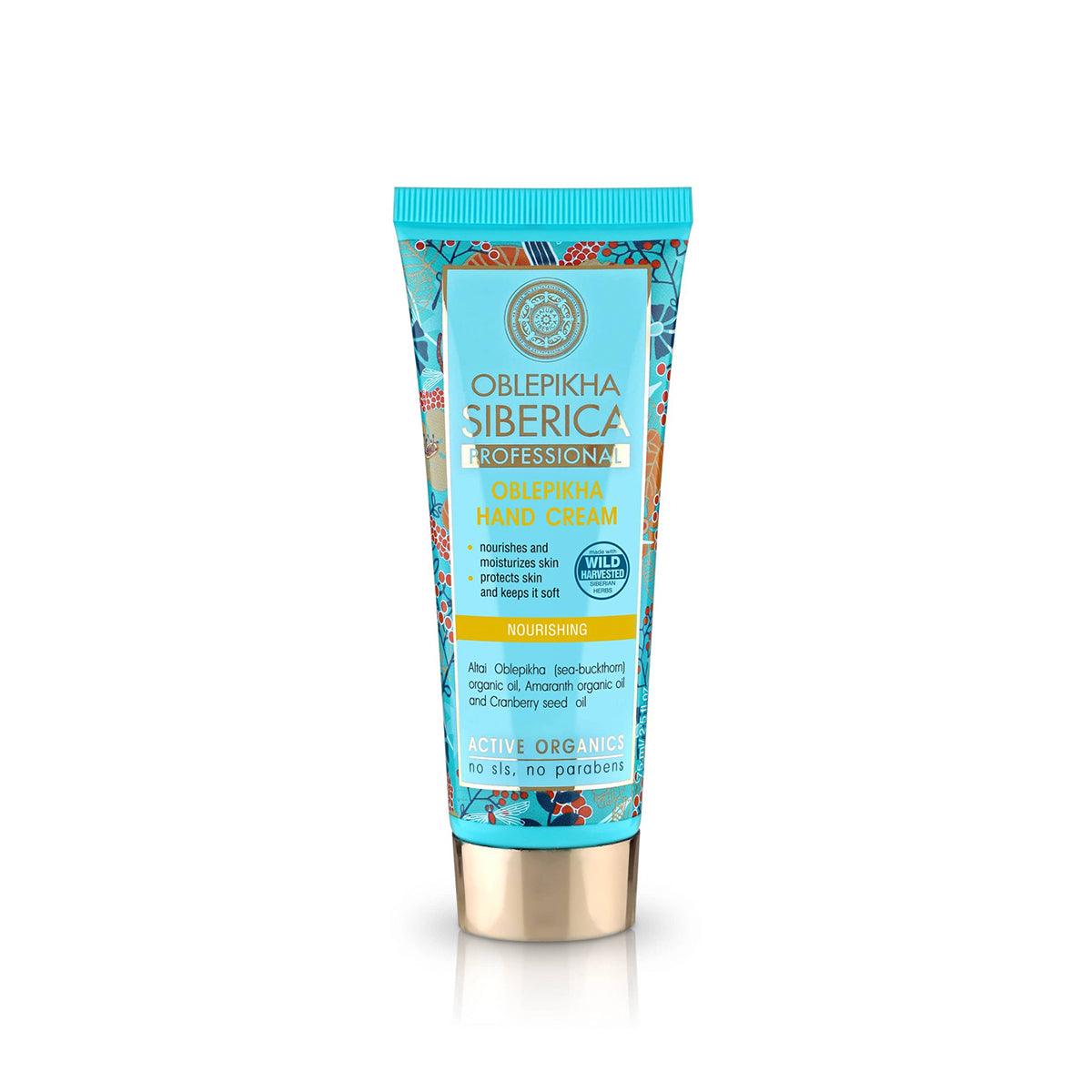 Hand Cream with Organic Oblepikha Hydrolate, 75 ml - Natura Siberica Kuwait