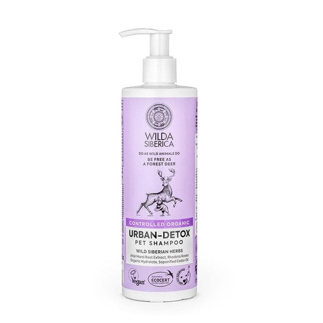 Wilda Siberica. Сontrolled organic "Urban-detox" pet shampoo, 400 ml - Natura Siberica Kuwait