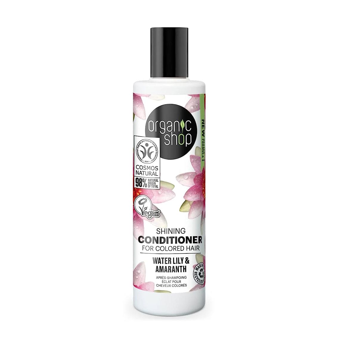 OS Shining Conditioner for Colored Hair Water Lily and Amaranth, 280 ml - Organic Shop Kuwait