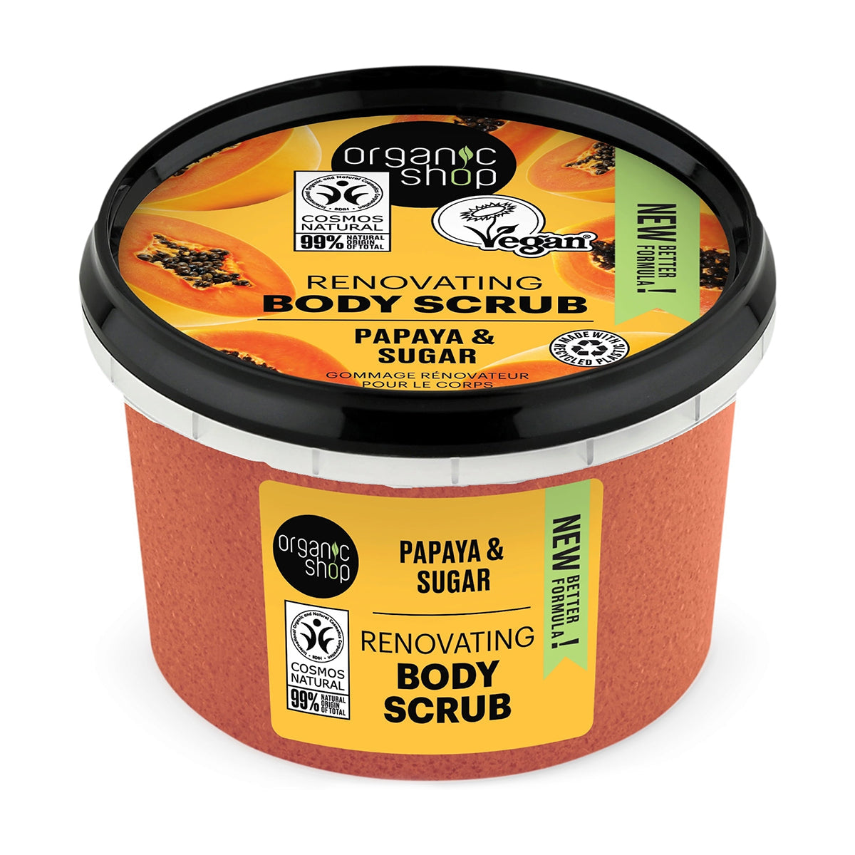 OS Renovating Body Scrub Papaya, 250 ml - Organic Shop Kuwait