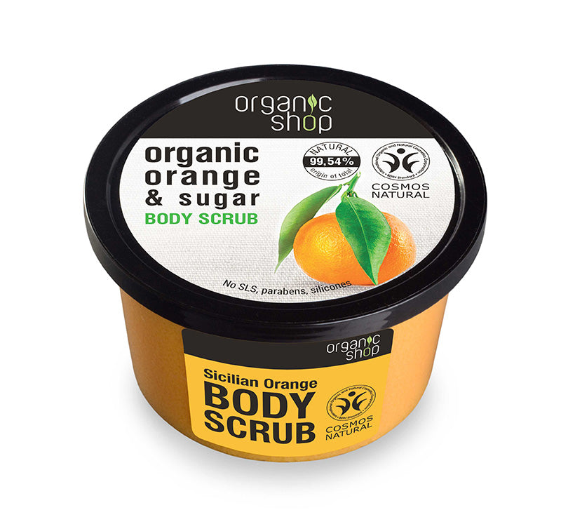 OS Toning Body Scrub Orange, 250 ml - Organic Shop Kuwait