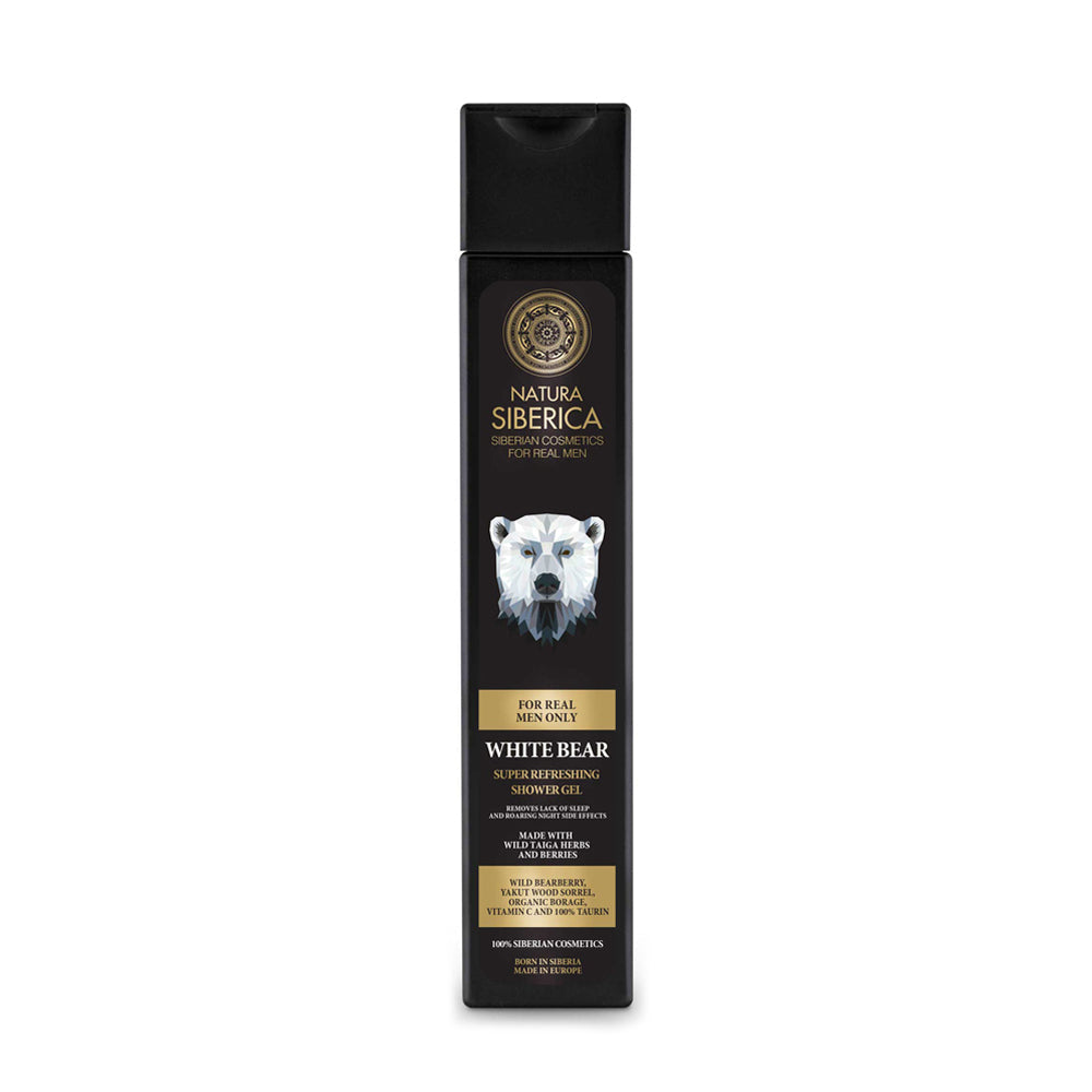 NS Men Super Refreshing Shower Gel White Bear, 250 ml - Natura Siberica Kuwait