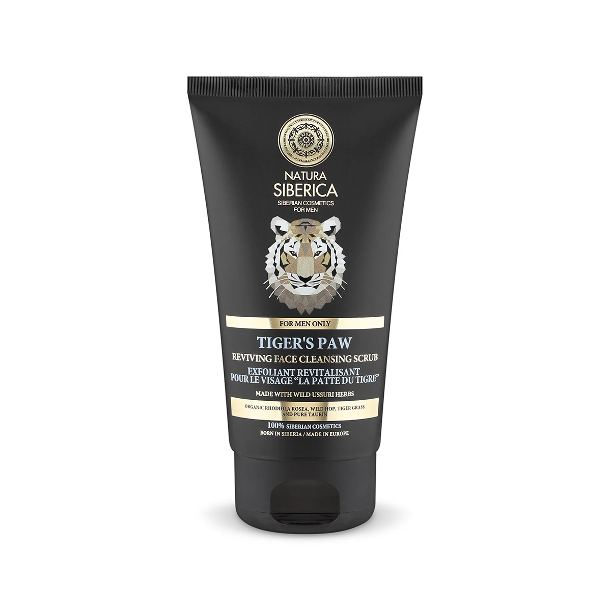 NS Men Reviving Face Cleansing Scrub Tiger’S Paw, 150 ml - Natura Siberica Kuwait