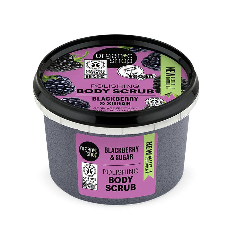 OS Polishing Body Scrub Blackberry, 250 ml - Organic Shop Kuwait