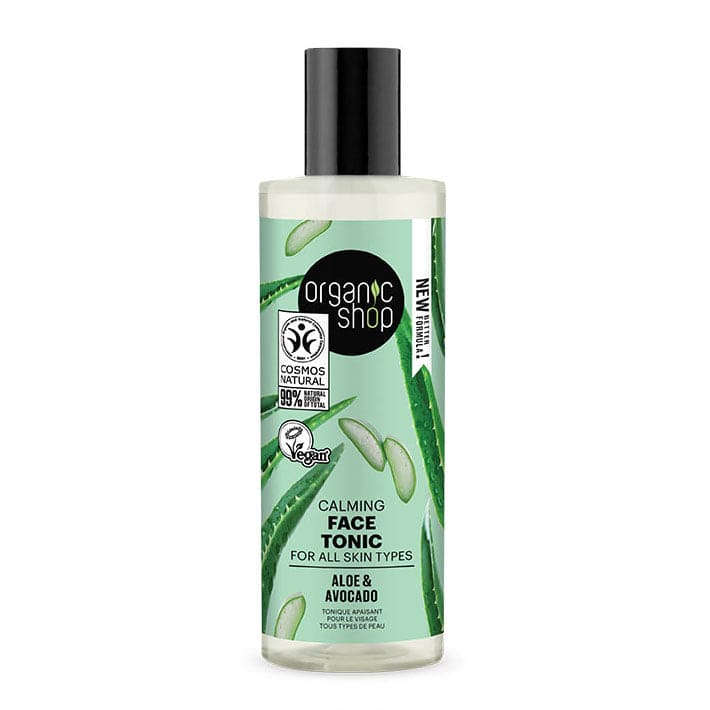 OS Calming Face Tonic for all skin types Avocado and Aloe, 150 ml - Organic Shop Kuwait