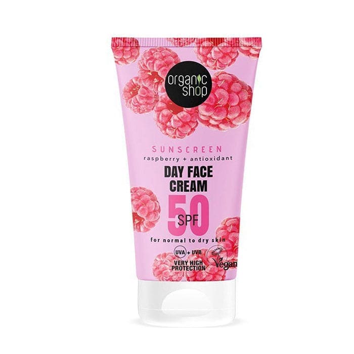 OS Sun. Sunscreen Day Face Cream 50 SPF Normal to dry skin, 50 ml - Organic Shop Kuwait