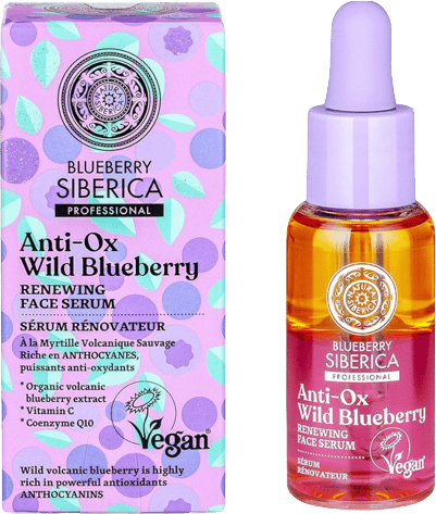 Anti-OX Wild Blueberry. Renewing face serum, 30 ml