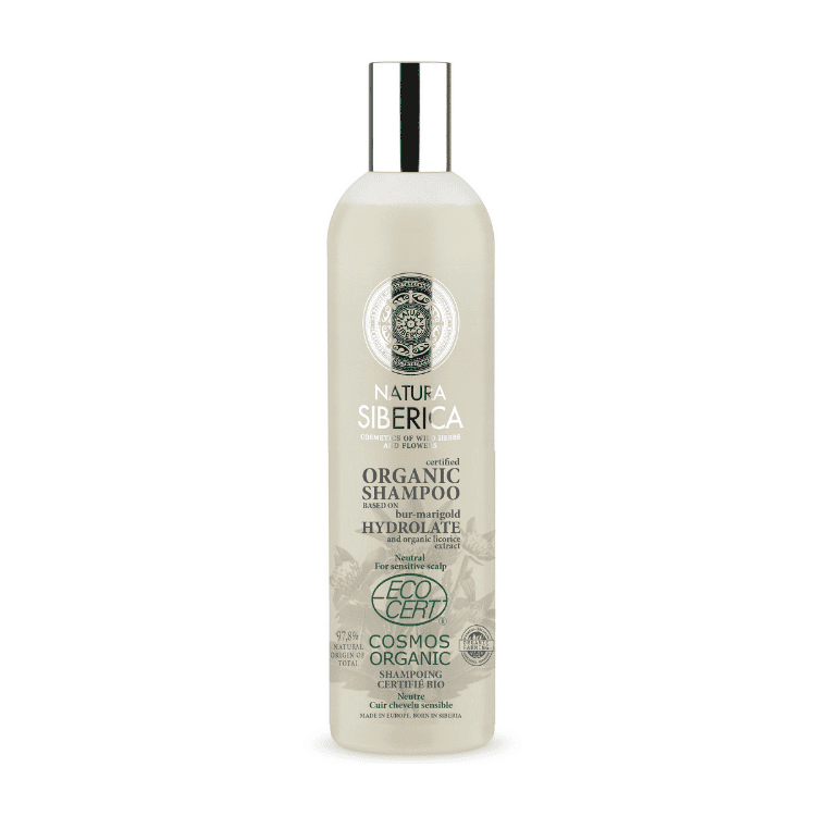 NS Certified Organic Neutral Shampoo. For Sensitive Scalp, 400 ml - Natura Siberica Kuwait